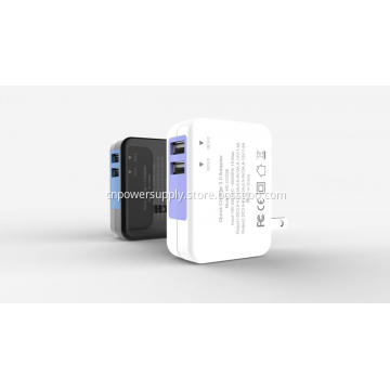 Multi Plug Dual Usb Travel Wall Charger